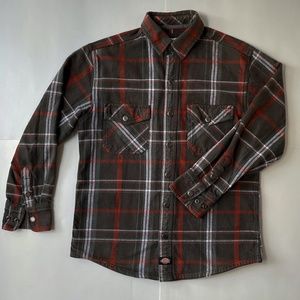 Dickies Flannel Overshirt Size Medium